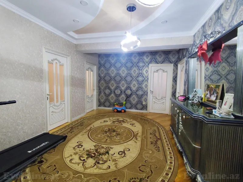 Satılır 3 otaqlı Mənzil Yeni tikili 128 m² Həzi Aslanov m. - şəkil 5