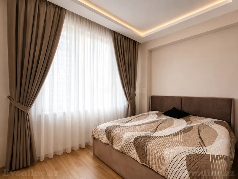 Kirayə verilir 2 otaqlı Mənzil Yeni tikili 60 m² Nərimanov r. - şəkil 3