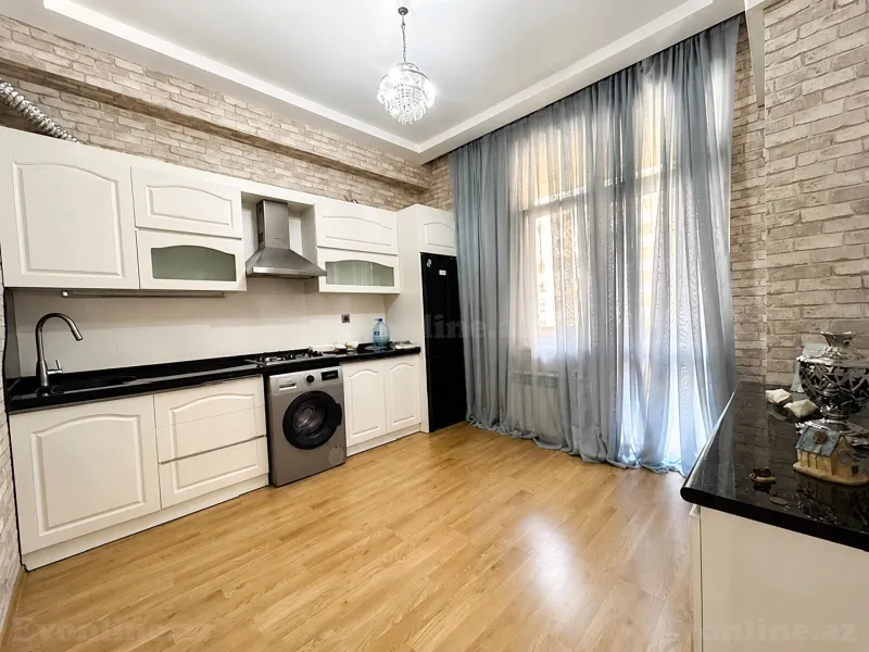 Kirayə verilir 2 otaqlı Mənzil Yeni tikili 60 m² Nərimanov r. - şəkil 4
