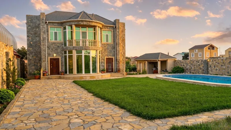 6 otaqlı Həyət evi 300 m² Bilgəh Kirayə verilir