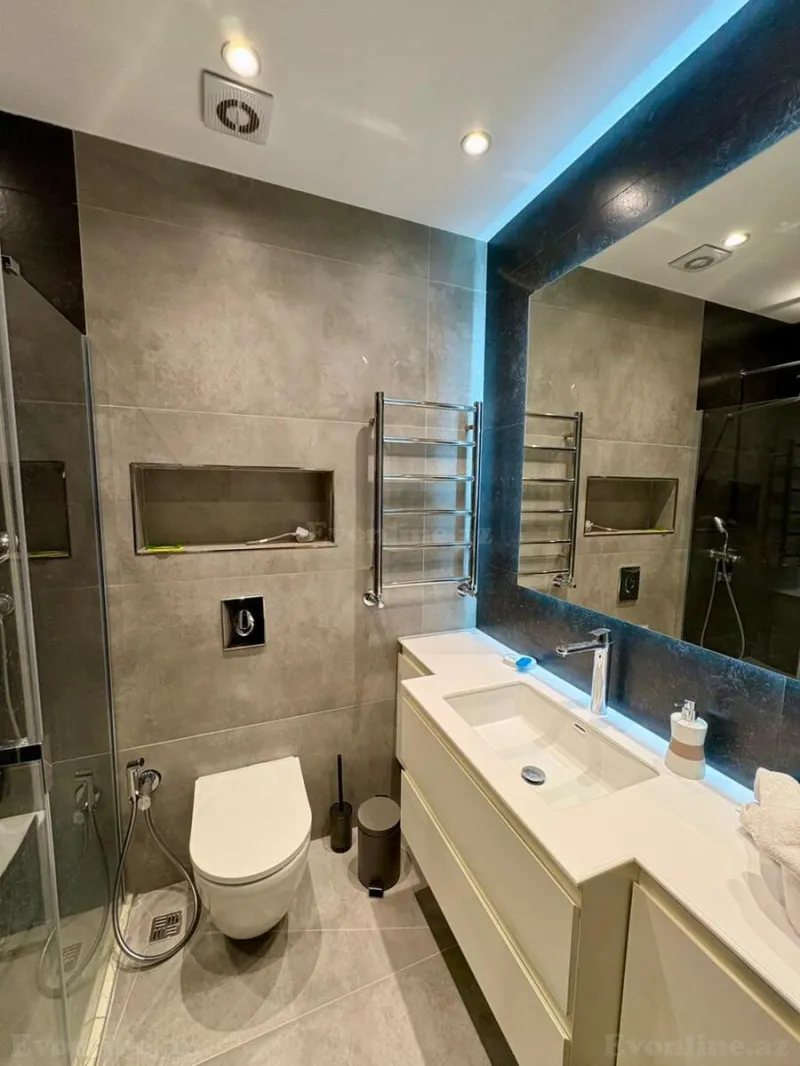 Satılır 3 otaqlı Mənzil Yeni tikili 106 m² Bakmil m. - şəkil 7