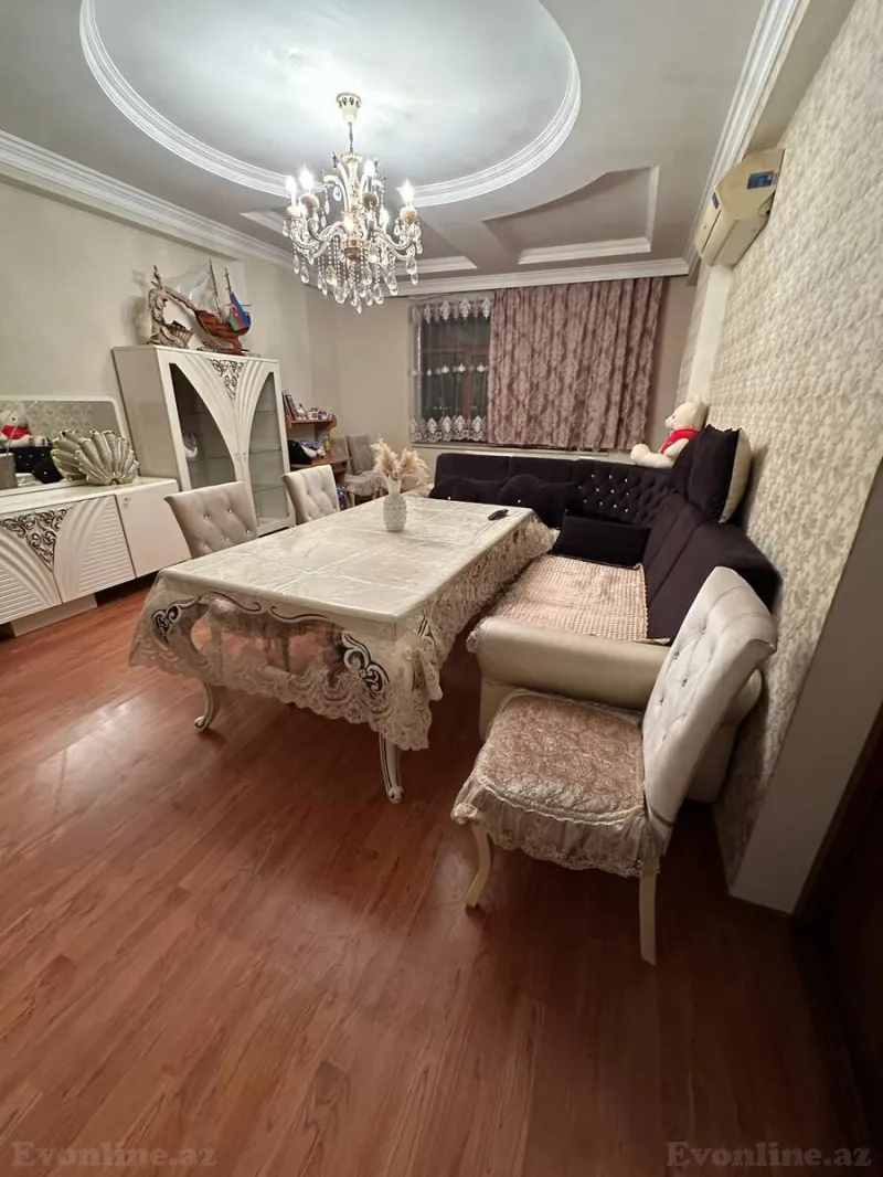 Satılır 2 otaqlı Mənzil Yeni tikili 60 m² Həzi Aslanov m. - şəkil 2