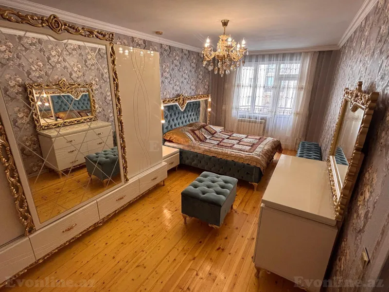 Kirayə verilir 4 otaqlı Mənzil Yeni tikili 103 m² İnşaatçılar m. - şəkil 3
