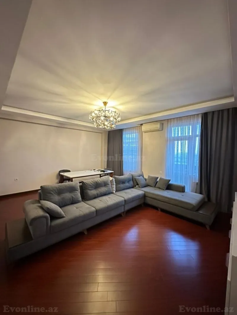 Kirayə verilir 3 otaqlı Mənzil Yeni tikili 140 m² Gənclik m. - şəkil 2