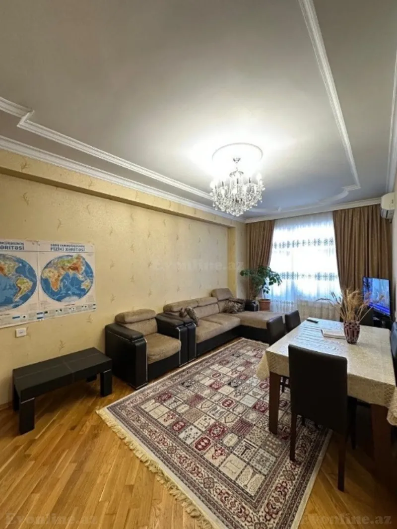 Satılır 3 otaqlı Mənzil Yeni tikili 90 m² Həzi Aslanov m. - şəkil 2