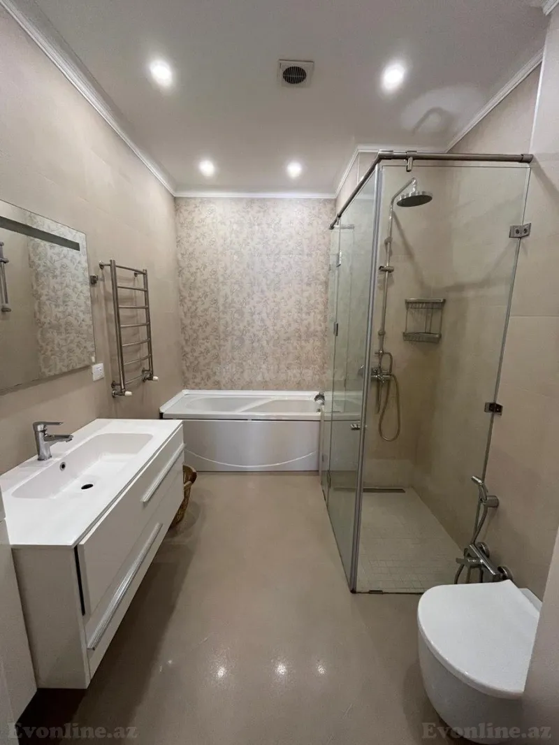 Kirayə verilir 3 otaqlı Mənzil Yeni tikili 132 m² Xətai r. - şəkil 4