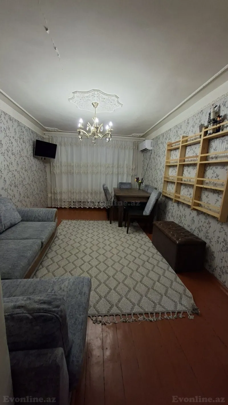 Kirayə verilir 2 otaqlı Mənzil Köhnə tikili 55 m² Qara Qarayev m. - şəkil 3