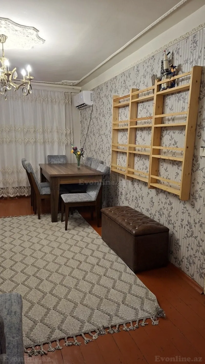Kirayə verilir 2 otaqlı Mənzil Köhnə tikili 55 m² Qara Qarayev m. - şəkil 4