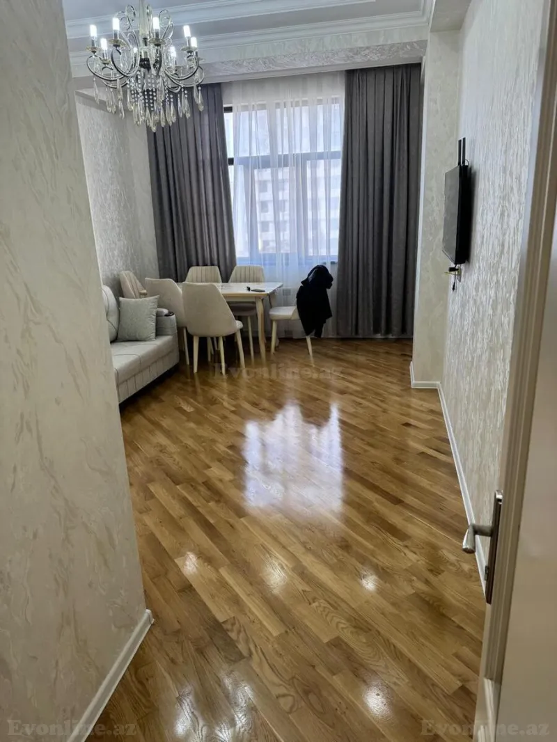 Kirayə verilir 2 otaqlı Mənzil Yeni tikili 65 m² Memar Əcəmi m. - şəkil 2