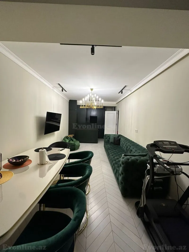 Kirayə verilir 3 otaqlı Mənzil Yeni tikili 95 m² Həzi Aslanov m. - şəkil 3
