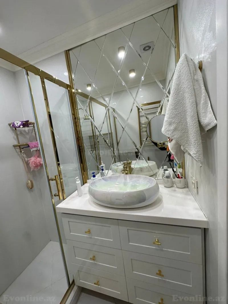 Kirayə verilir 3 otaqlı Mənzil Yeni tikili 95 m² Həzi Aslanov m. - şəkil 17