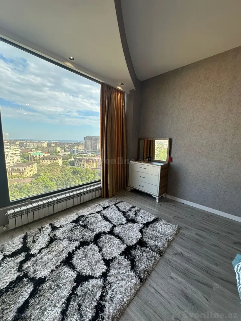 Kirayə verilir 3 otaqlı Mənzil Yeni tikili 100 m² Nərimanov r. - şəkil 18