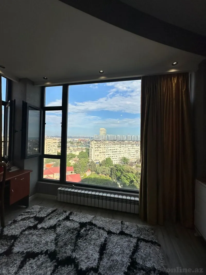 Kirayə verilir 3 otaqlı Mənzil Yeni tikili 100 m² Nərimanov r. - şəkil 19