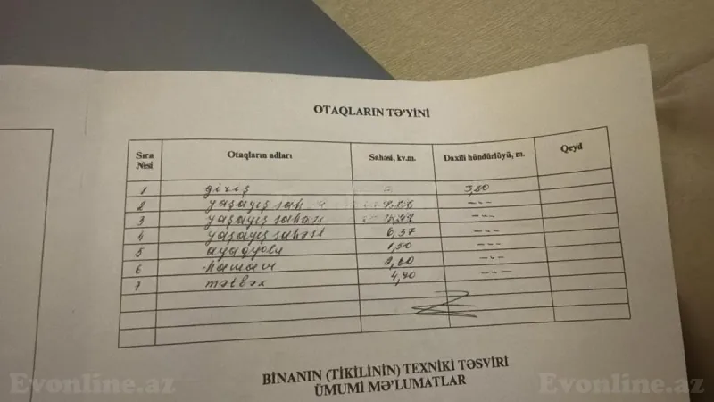 Satılır 3 otaqlı Mənzil Köhnə tikili 70 m² Nəsimi r. - şəkil 12