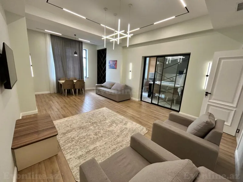 Kirayə verilir 2 otaqlı Mənzil Yeni tikili 100 m² Elmlər Akademiyası m. - şəkil 2
