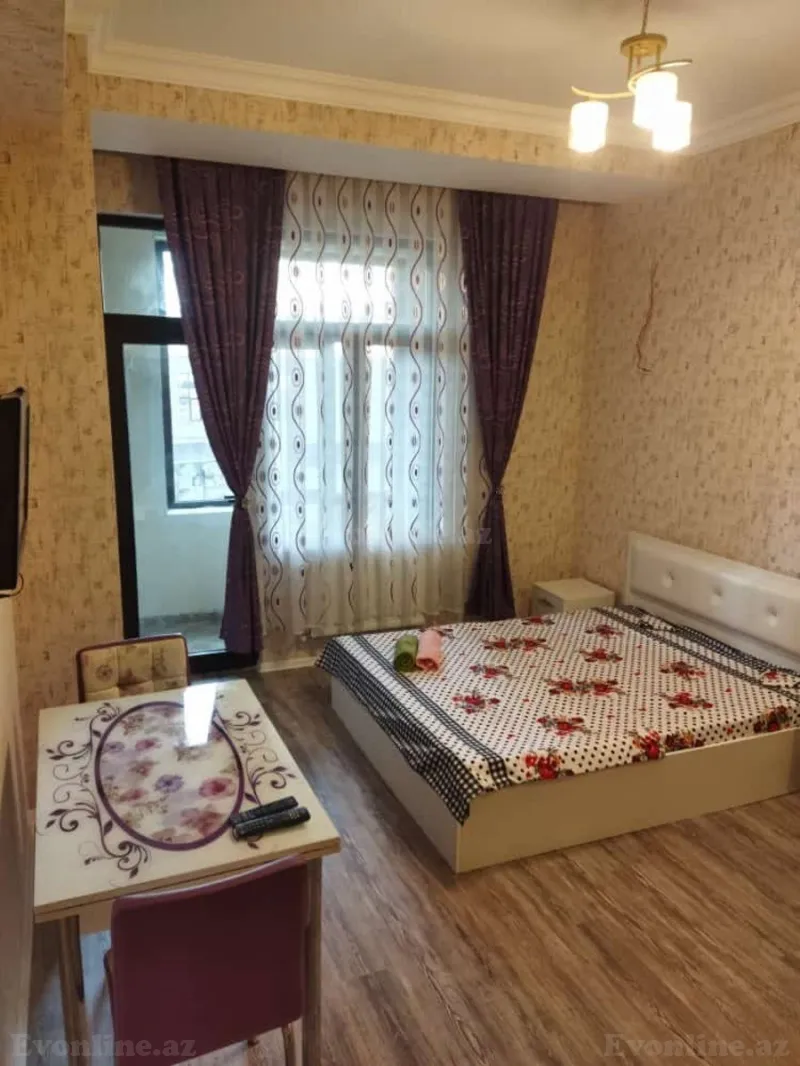 Kirayə verilir 1 otaqlı Mənzil Yeni tikili 45 m² Nizami m. - şəkil 3