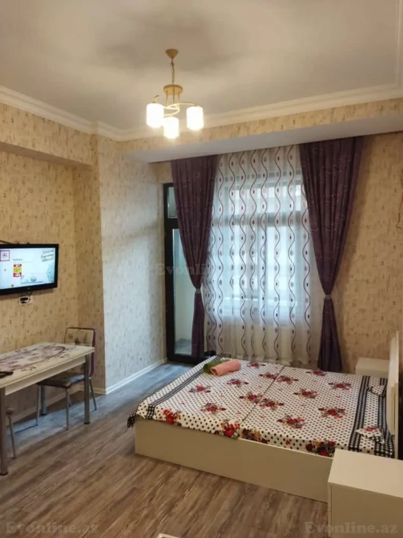 Kirayə verilir 1 otaqlı Mənzil Yeni tikili 45 m² Nizami m. - şəkil 4