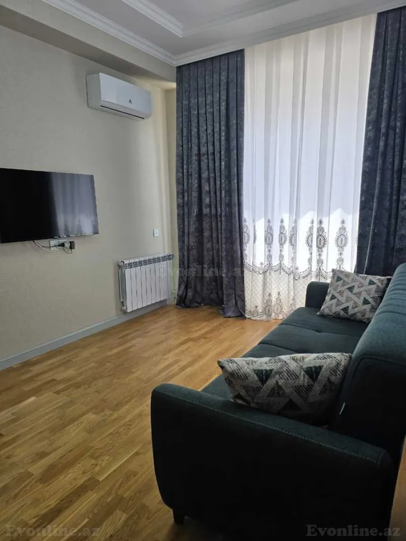 Kirayə verilir 2 otaqlı Mənzil Yeni tikili 80 m² Memar Əcəmi m. - şəkil 2