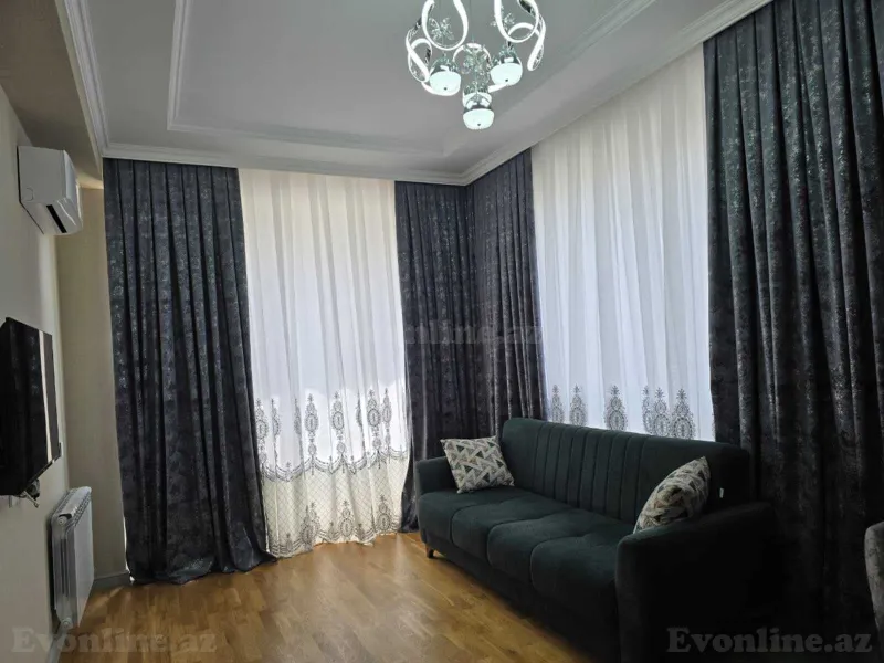 Kirayə verilir 2 otaqlı Mənzil Yeni tikili 80 m² Memar Əcəmi m. - şəkil 3
