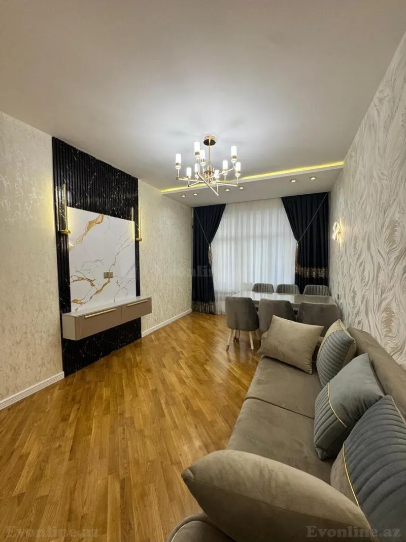 Satılır 2 otaqlı Mənzil Yeni tikili 90 m² Həzi Aslanov m. - şəkil 5