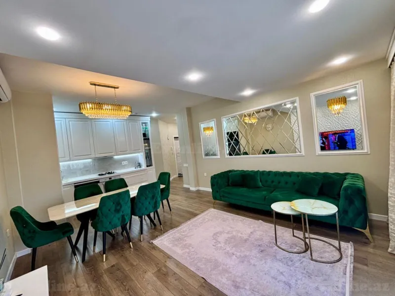 Kirayə verilir 3 otaqlı Mənzil Yeni tikili 120 m² Xətai r. - şəkil 2