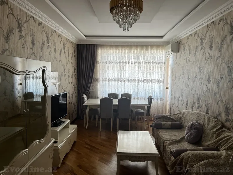Kirayə verilir 3 otaqlı Mənzil Yeni tikili 128 m² Qara Qarayev m. - şəkil 2