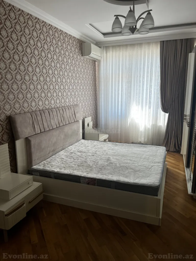 Kirayə verilir 3 otaqlı Mənzil Yeni tikili 128 m² Qara Qarayev m. - şəkil 7