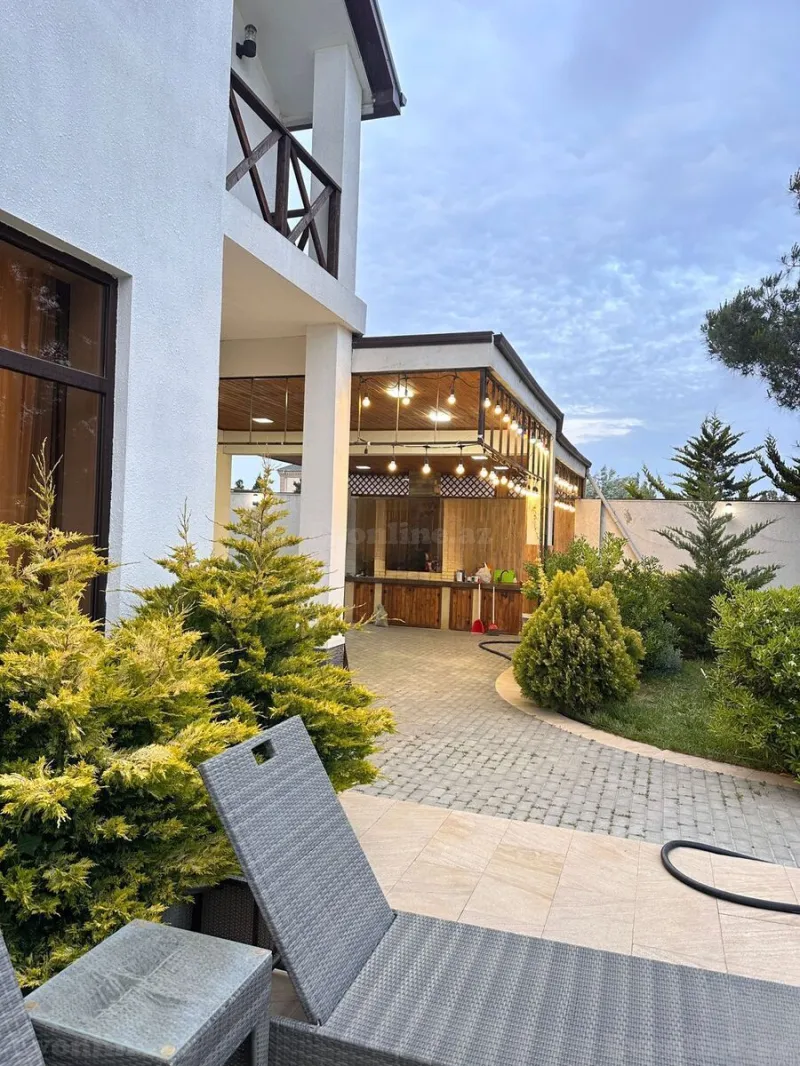 Kirayə verilir 5 otaqlı Həyət evi 400 m² Xəzər r. - şəkil 2