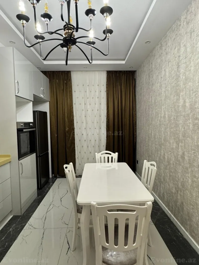 Kirayə verilir 3 otaqlı Mənzil Yeni tikili 152 m² Nərimanov r. - şəkil 6