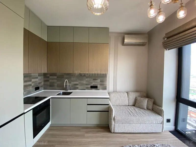 Kirayə verilir 2 otaqlı Mənzil Yeni tikili 55 m² Nərimanov r. - şəkil 2