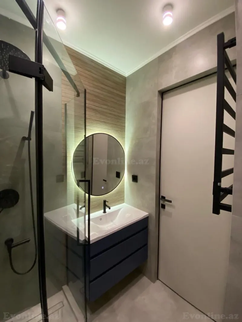 Kirayə verilir 2 otaqlı Mənzil Yeni tikili 55 m² Nərimanov r. - şəkil 17