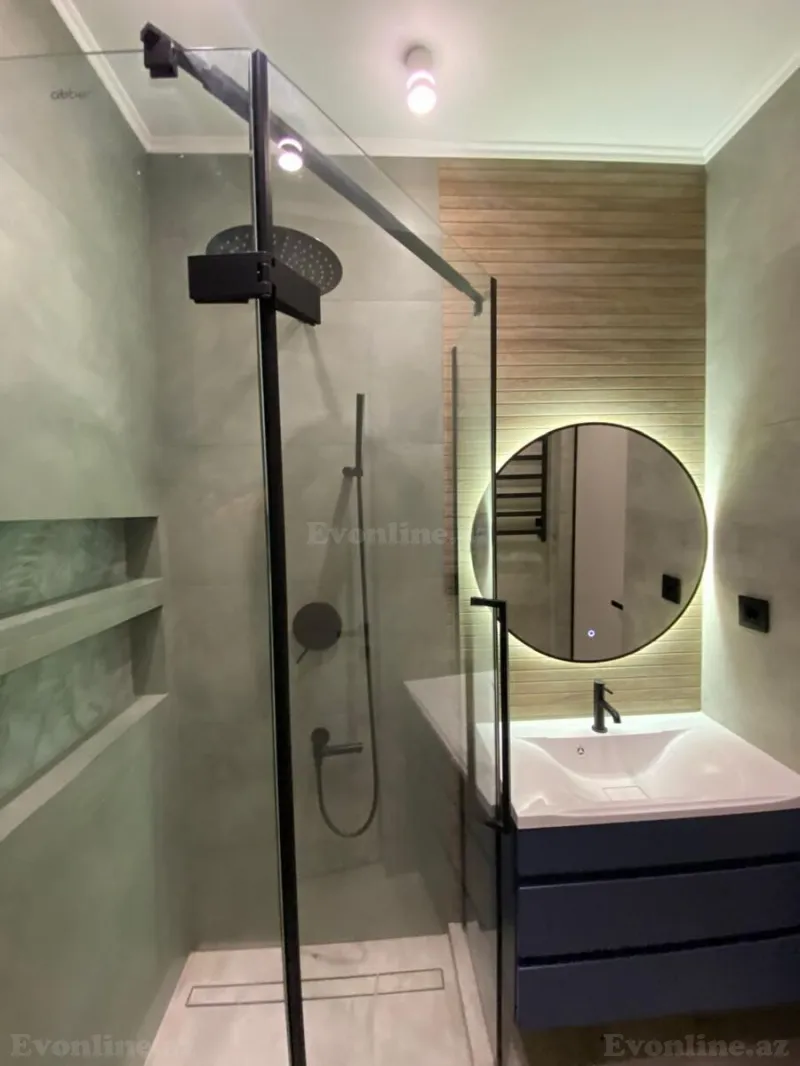 Kirayə verilir 2 otaqlı Mənzil Yeni tikili 55 m² Nərimanov r. - şəkil 9