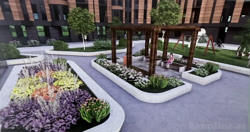 Satılır 2 otaqlı Mənzil Yeni tikili 94 m² Yeni Yasamal - şəkil 3