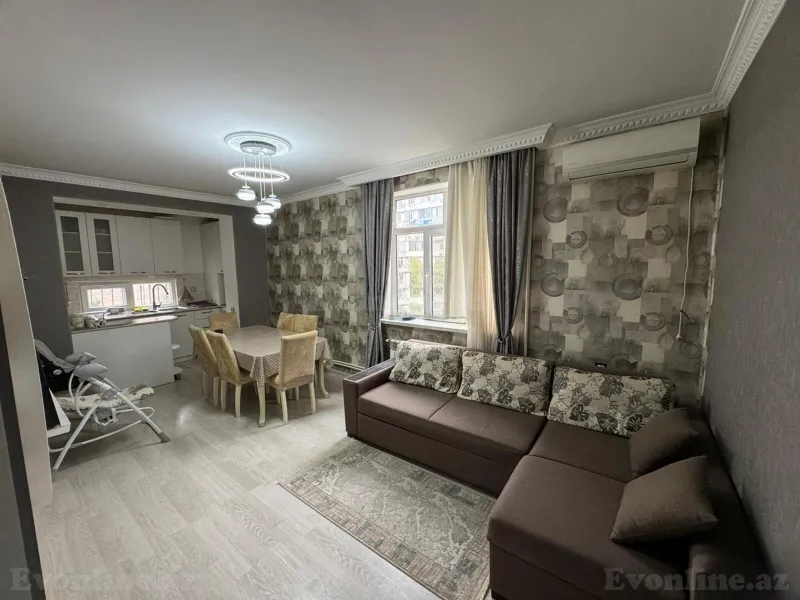 Satılır 2 otaqlı Mənzil Köhnə tikili 45 m² Memar Əcəmi m. - şəkil 2