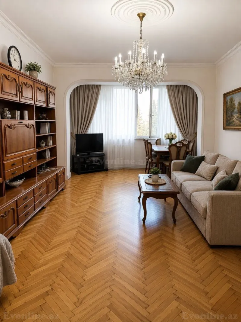 Satılır 3 otaqlı Mənzil Köhnə tikili 85 m² Nəsimi r. - şəkil 12