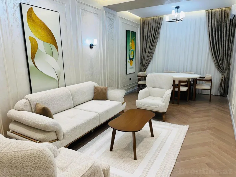 Kirayə verilir 2 otaqlı Mənzil Yeni tikili 78 m² Nizami m. - şəkil 2
