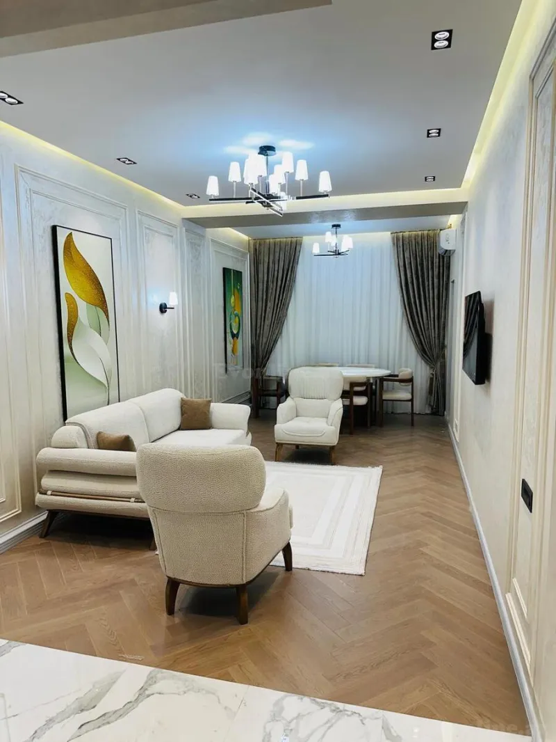 Kirayə verilir 2 otaqlı Mənzil Yeni tikili 78 m² Nizami m. - şəkil 3