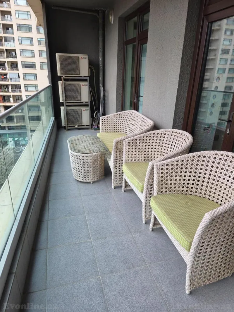 Kirayə verilir 3 otaqlı Mənzil Yeni tikili 150 m² Yasamal r. - şəkil 21