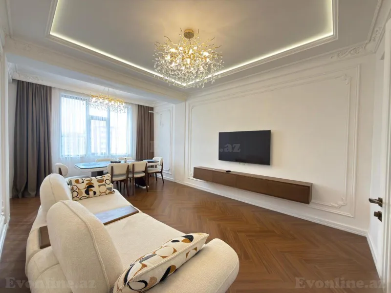 Satılır 3 otaqlı Mənzil Yeni tikili 120 m² Gənclik m. - şəkil 3