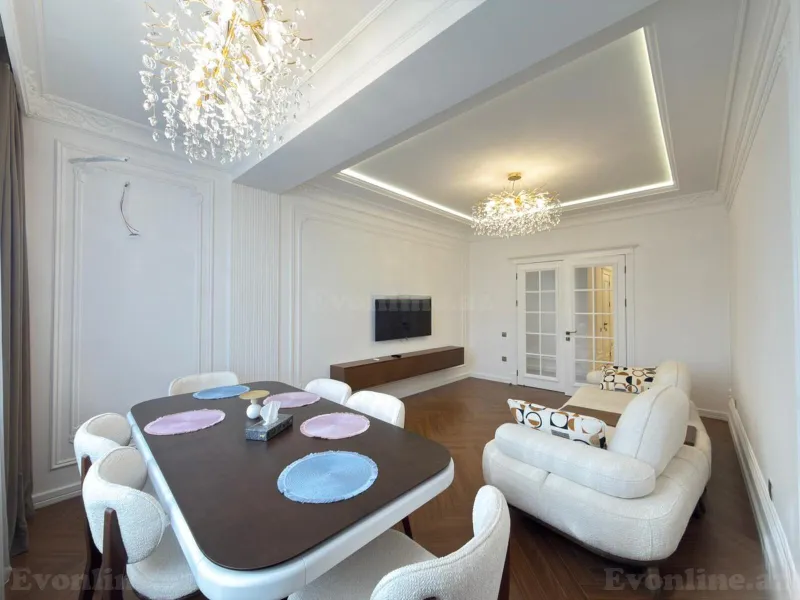 Satılır 3 otaqlı Mənzil Yeni tikili 120 m² Gənclik m. - şəkil 5