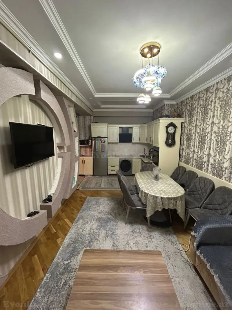 Satılır 3 otaqlı Mənzil Yeni tikili 63.5 m² Qara Qarayev m. - şəkil 2