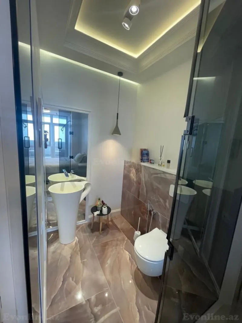 Kirayə verilir 2 otaqlı Mənzil Yeni tikili 82 m² Həzi Aslanov m. - şəkil 8
