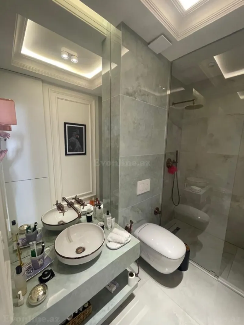Kirayə verilir 2 otaqlı Mənzil Yeni tikili 82 m² Həzi Aslanov m. - şəkil 12
