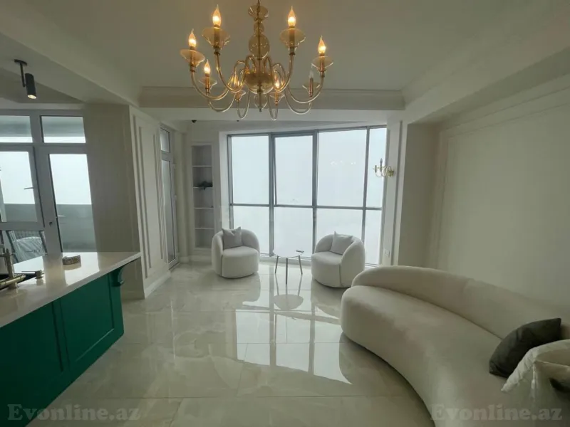 Kirayə verilir 2 otaqlı Mənzil Yeni tikili 82 m² Həzi Aslanov m. - şəkil 15