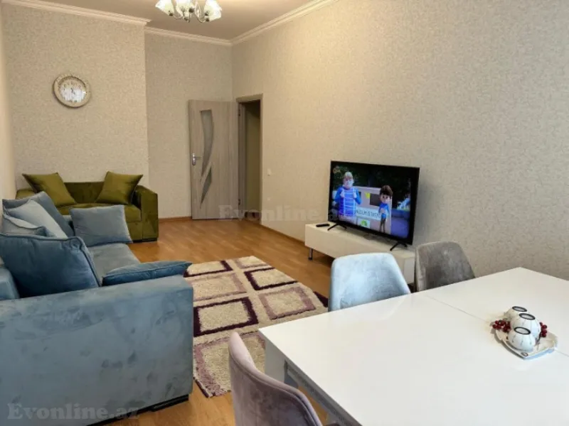 Kirayə verilir 3 otaqlı Mənzil Yeni tikili 90 m² Nəsimi r. - şəkil 2