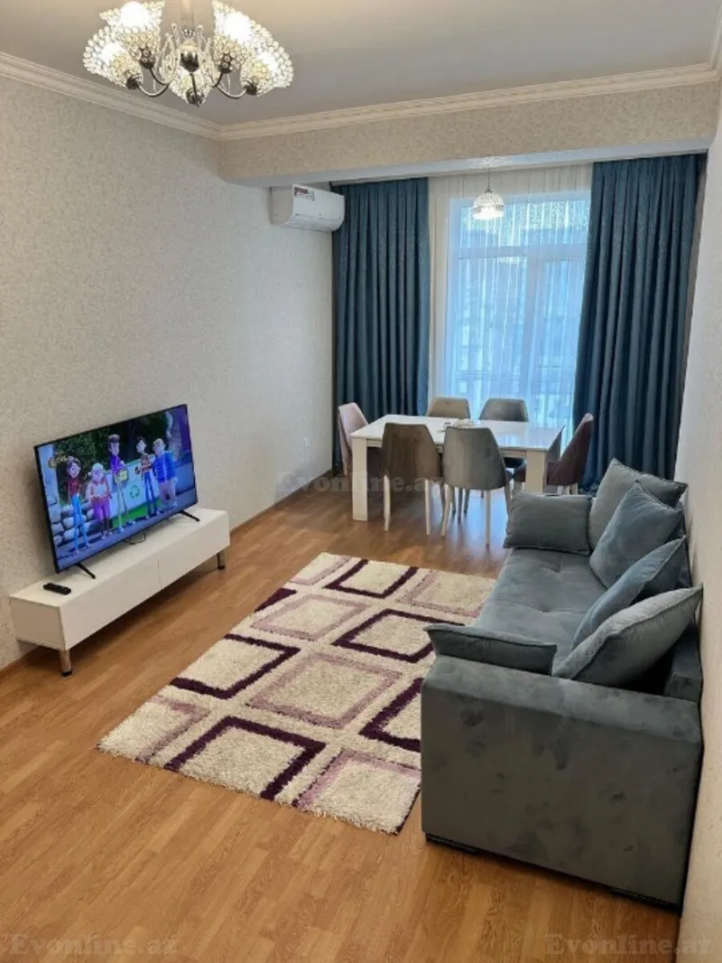 Kirayə verilir 3 otaqlı Mənzil Yeni tikili 90 m² Nəsimi r. - şəkil 5