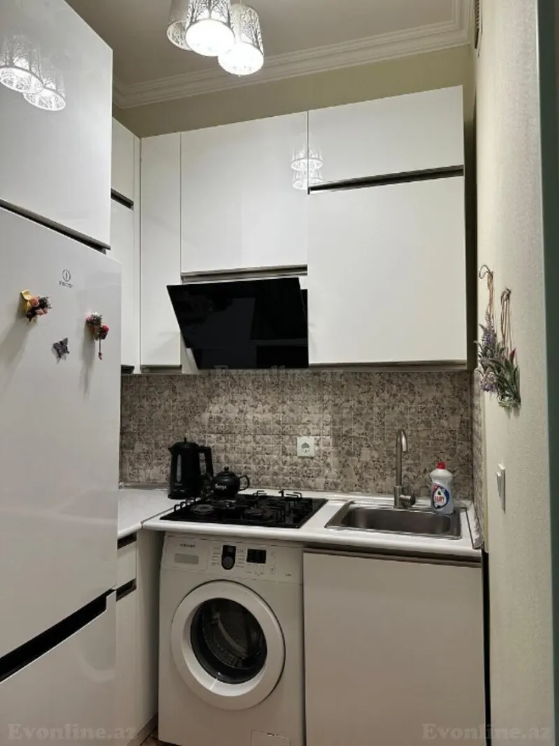 Kirayə verilir 3 otaqlı Mənzil Yeni tikili 90 m² Nəsimi r. - şəkil 6