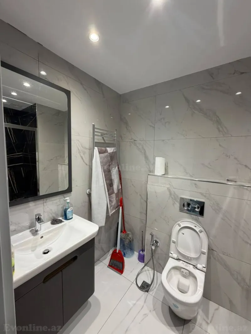 Kirayə verilir 3 otaqlı Mənzil Yeni tikili 75 m² İnşaatçılar m. - şəkil 6
