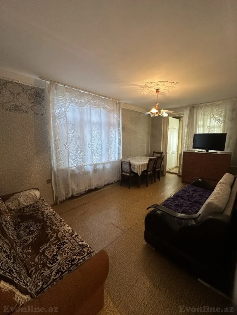 Kirayə verilir 2 otaqlı Mənzil Köhnə tikili 50 m² Həzi Aslanov - şəkil 4