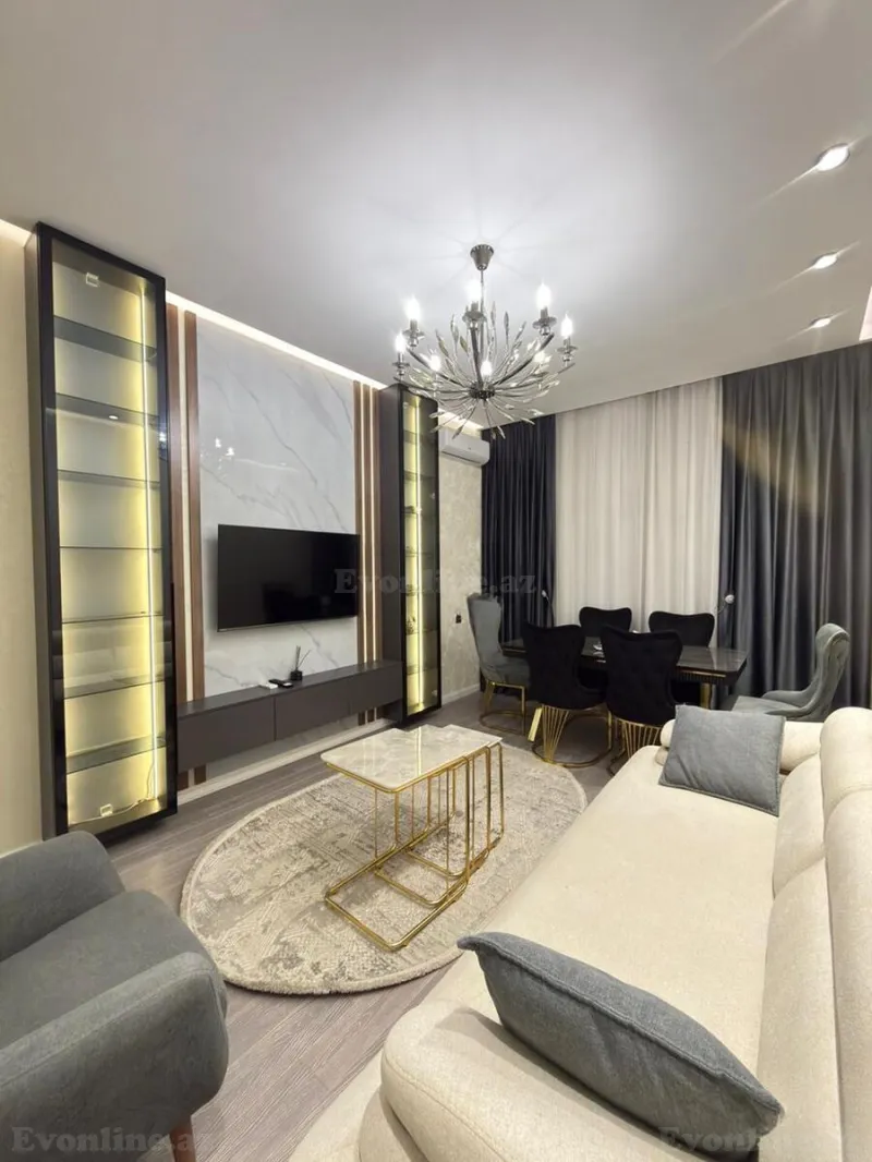 2 otaqlı Mənzil 65 m² 8 Noyabr m. Kirayə verilir